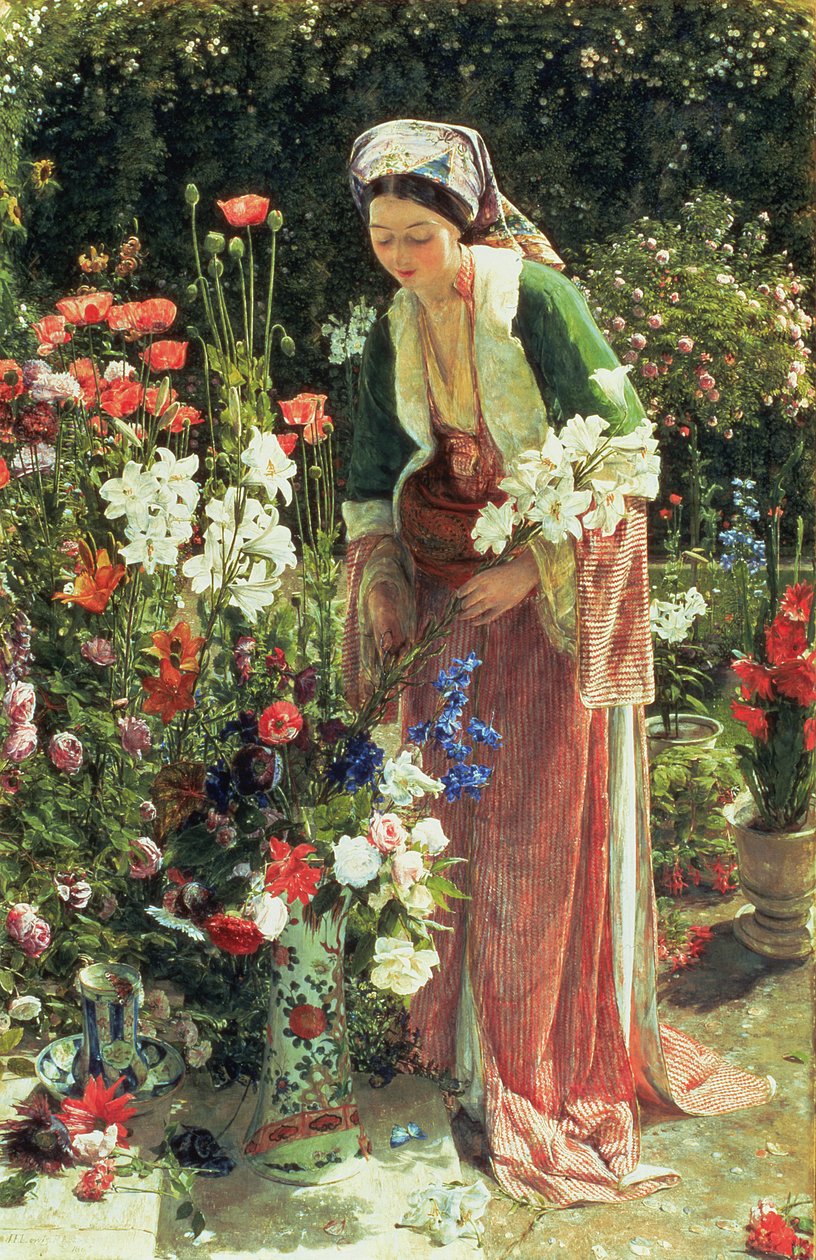 No Jardim do Bey, 1865 (painel) de John Frederick Lewis