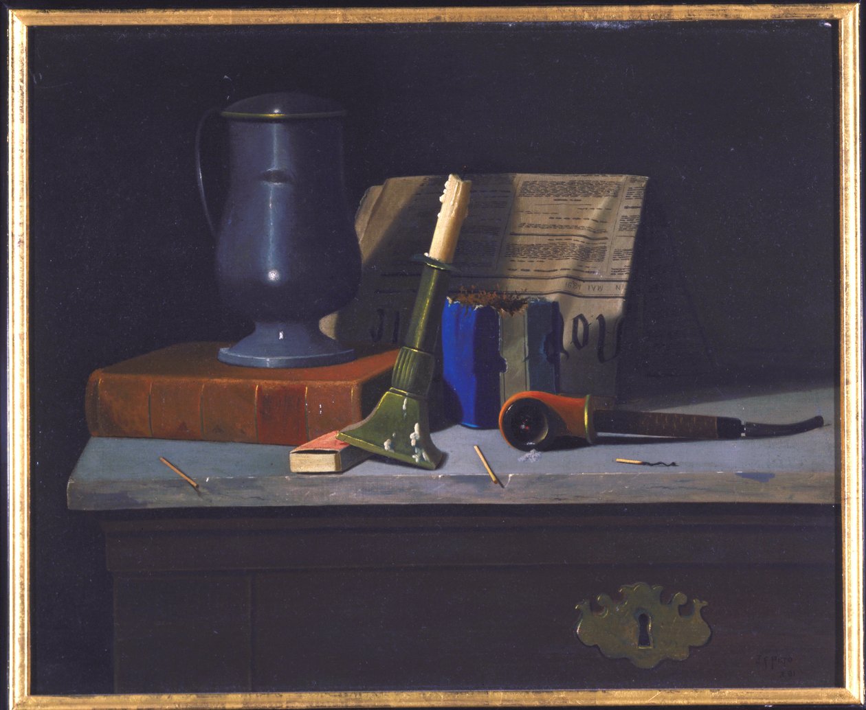 A Prateleira Cheia, c.1891 de John Frederick Peto