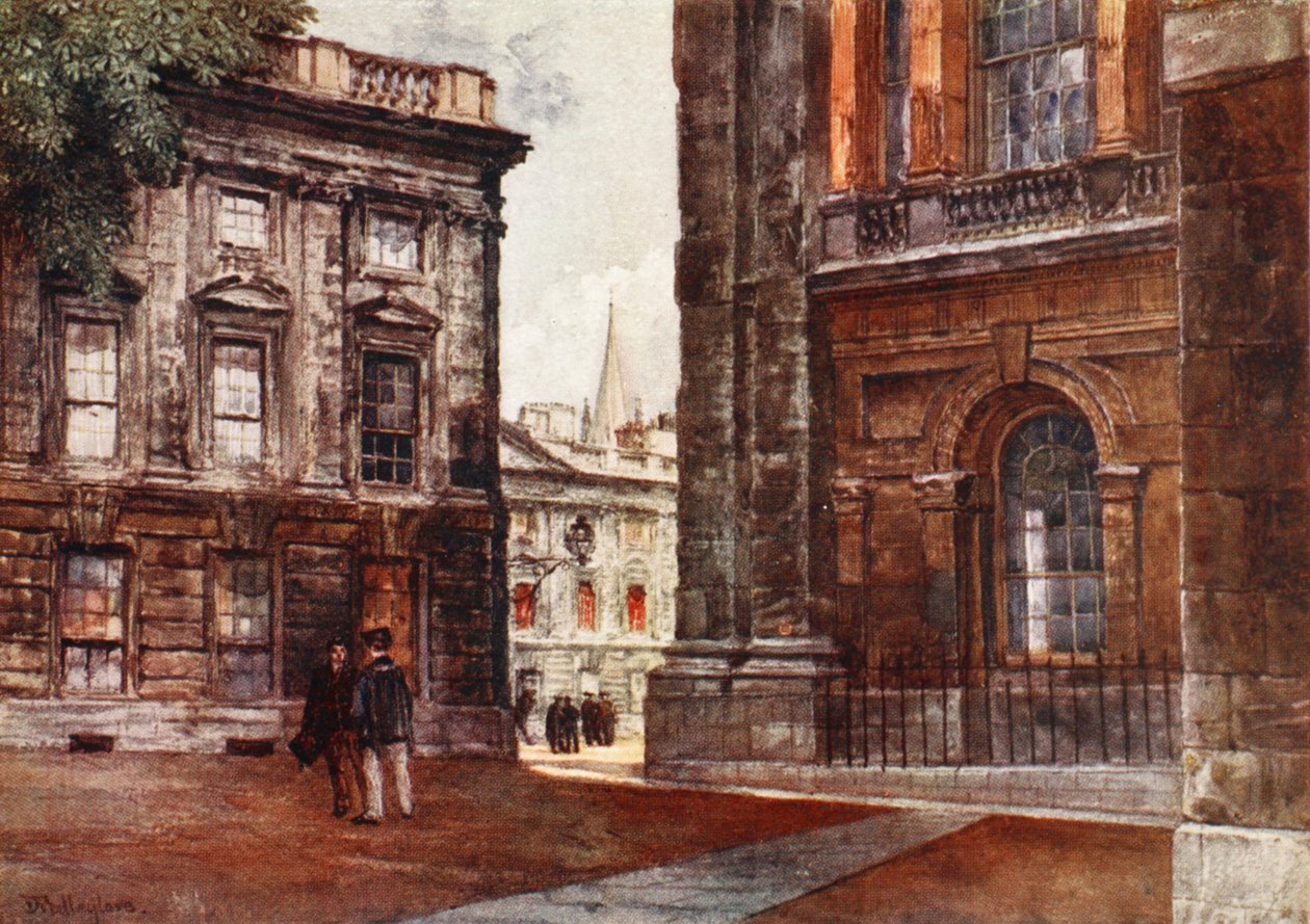 Igreja de Cristo, Quadrângulo de Peckwater, 1903 de John Fulleylove