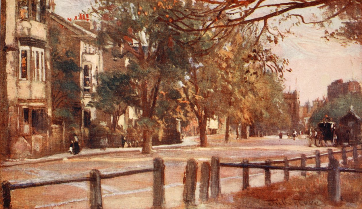 St. Giles, olhando para St. Mary Magdalen (sul), 1903 de John Fulleylove