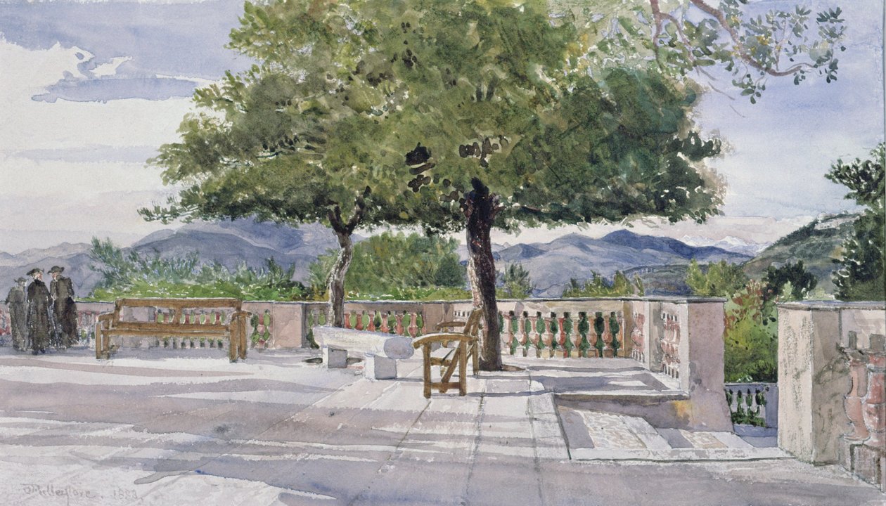 Terraço em Nice de John Fulleylove