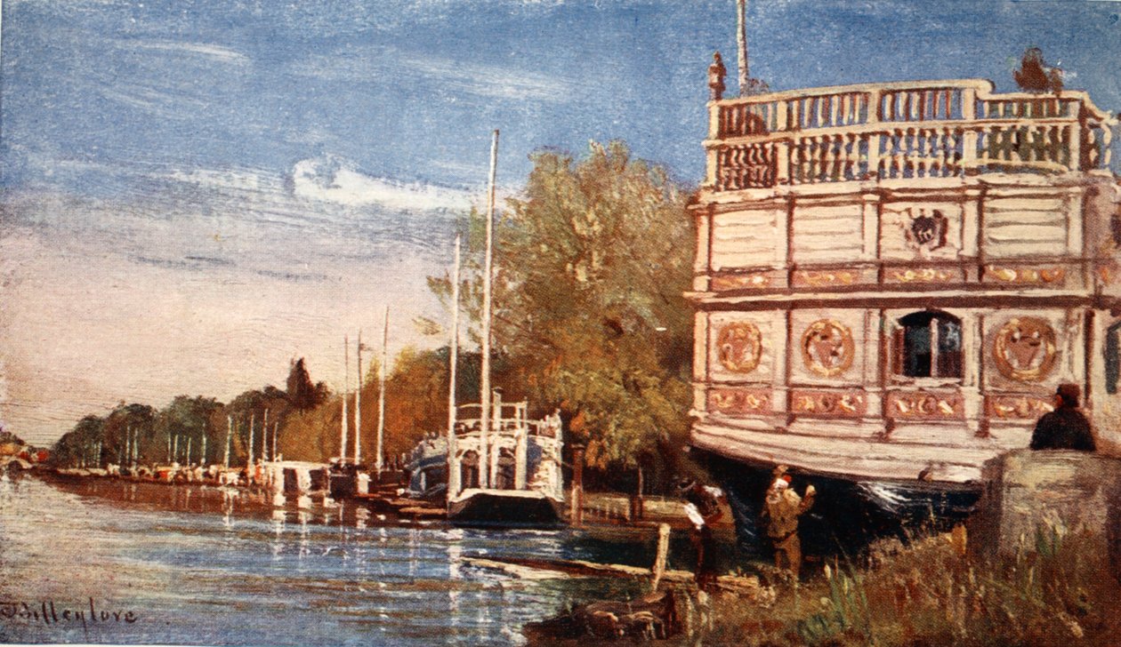 O Rio Ísis, 1903 de John Fulleylove