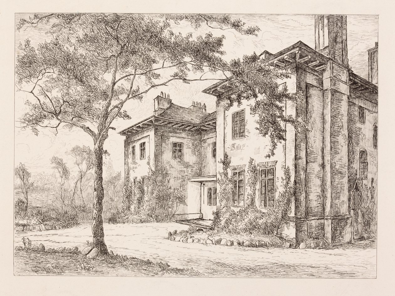 The Old Deanery, de &39;Remanescentes de Old Wolverhampton, vol. 1 &39;, publicado em 1880 de John Fullwood