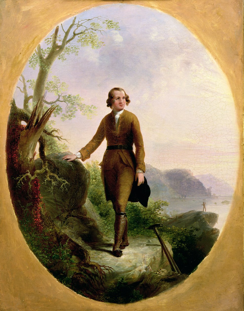 George Washington como um jovem agrimensor, 1841 de John Gadsby Chapman