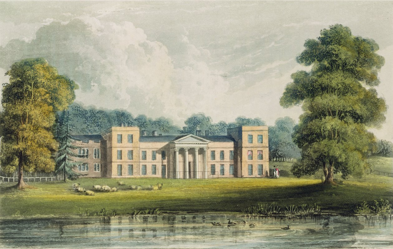 A videira do lago, do "Repositório de Artes" de Ackermann, 1828 de John Gendall