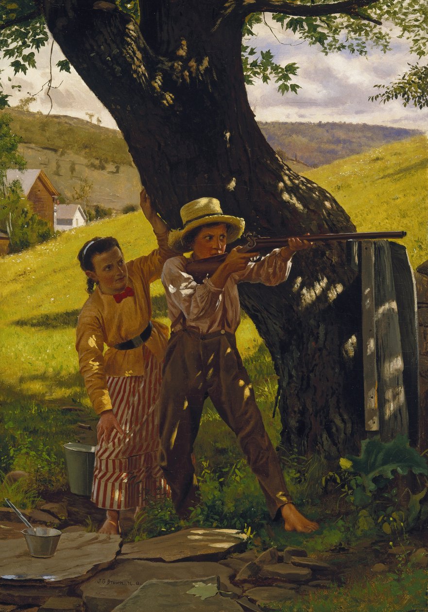 Um tiro certo de John George Brown