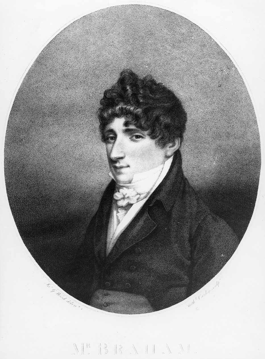 John Braham, gravado por Anthony Cardon, 1806 de John George Wood