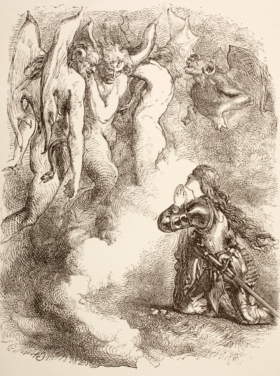 Joan la Pucelle abandonada por seus amigos, 1890 de John Gilbert