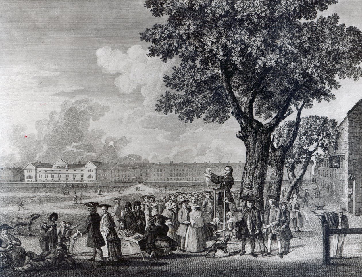 Entusiasmo Exibido, gravado por Robert Pranker, 1765 de John Griffiths