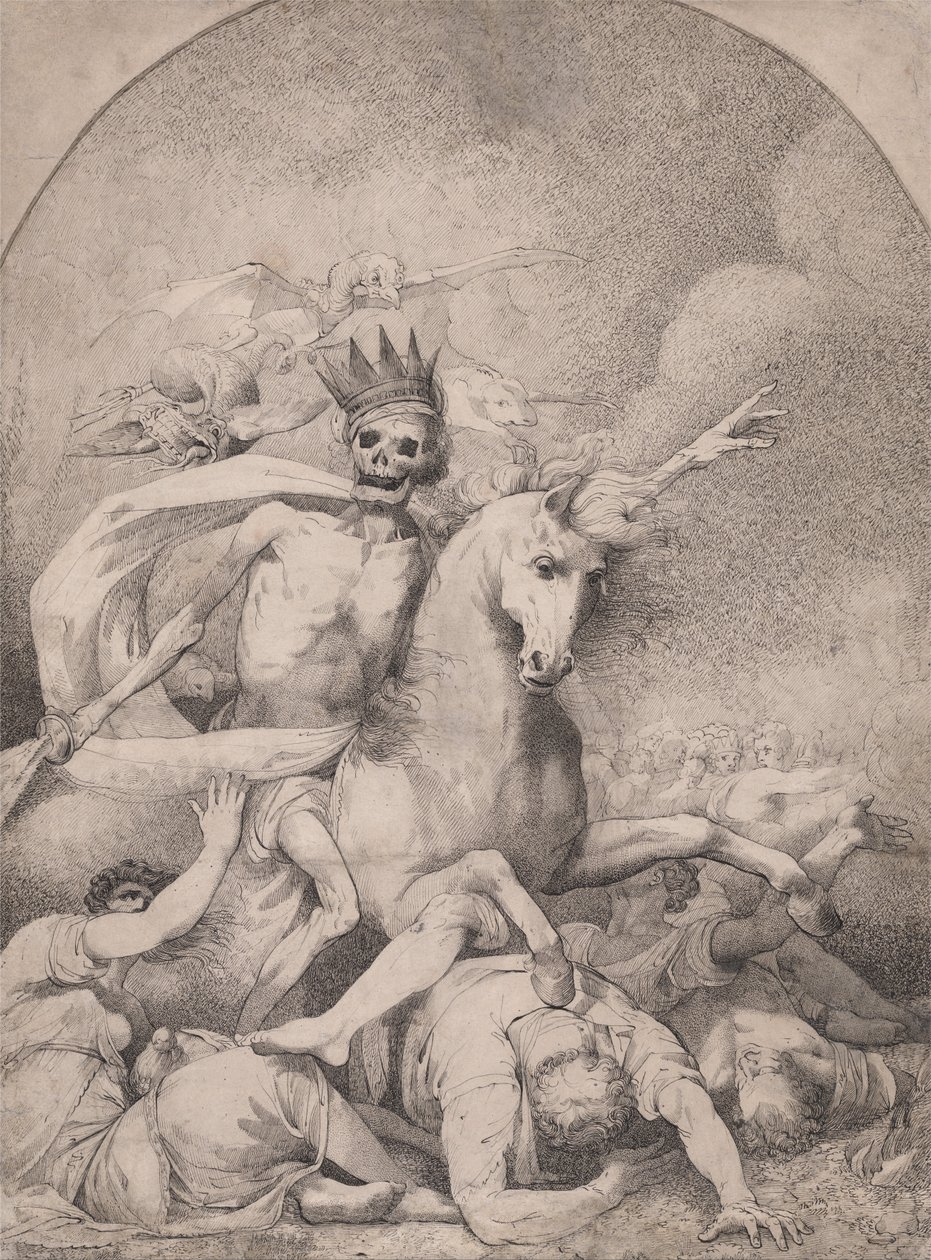 Morte em um cavalo pálido de John Hamilton Mortimer