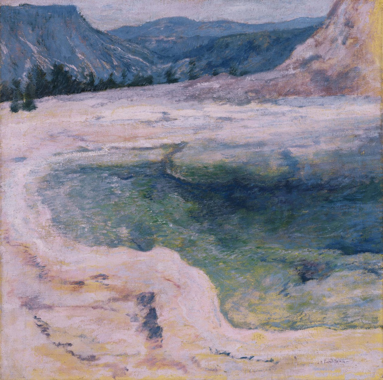 The Emerald Pool de John Henry Twachtman