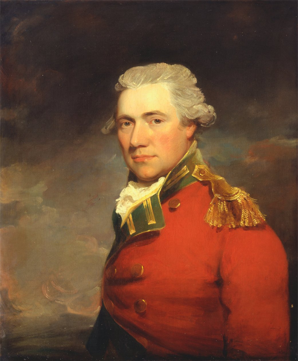 Um Oficial Britânico Desconhecido, Provavelmente do 11º (North Devonshire) Regiment of Foot, c.1800 de John Hoppner