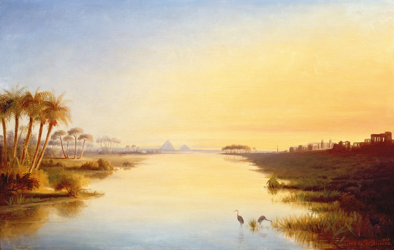 Oásis egípcio, 1866 de John Inesco Williams