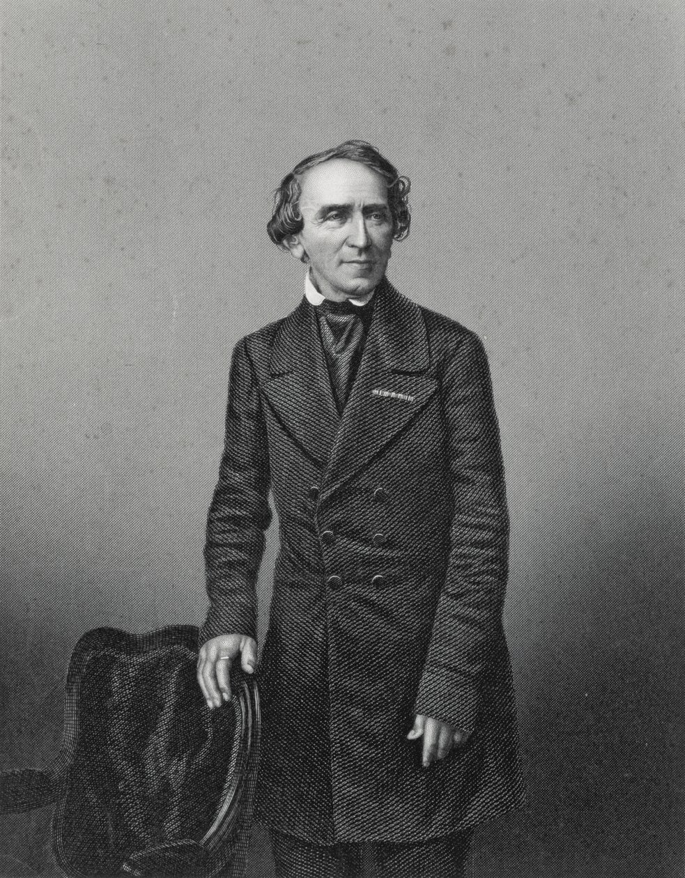 Giacomo Meyerbeer (1791-1864), gravado por DJ Pound depois de uma fotografia de John Jabez Edwin Paisley Mayall