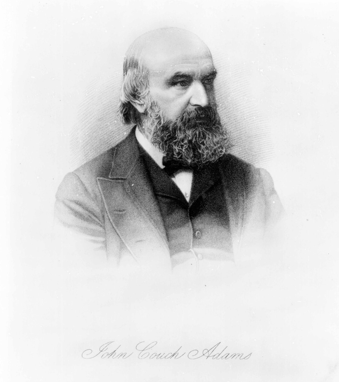 John Couch Adams, gravado por George J. Stodart de John Jabez Edwin Paisley Mayall