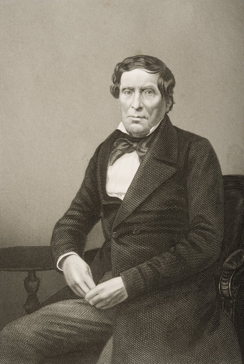 John Singleton Copley (1772-1863) gravado por DJ Pound de uma fotografia, de &39;A Sala de Estar de Personagens Eminentes, Volume 2&39;, publicado em Londres, 1860 de John Jabez Edwin Paisley Mayall