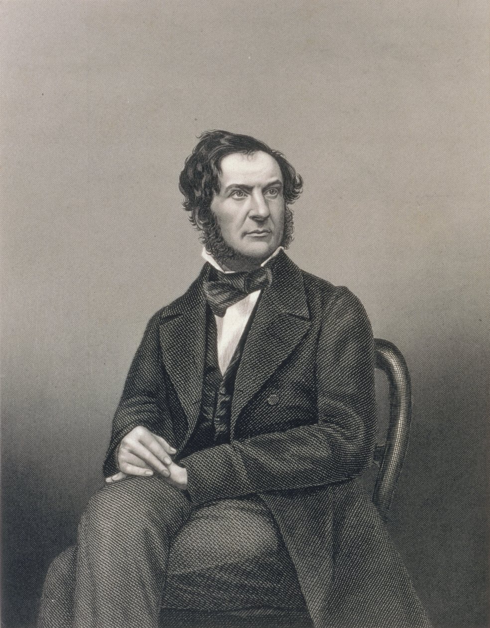 William Ewart Gladstone (1809-98), gravado por DJ Pound após uma fotografia de John Jabez Edwin Paisley Mayall