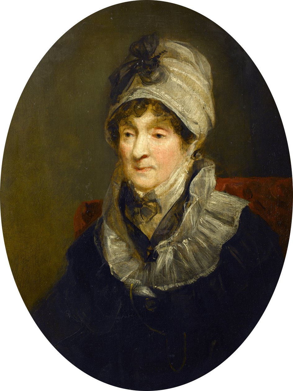Retrato de uma senhora (Sra. Parry, a mãe de Sir WE Parry, RN), c.1824 de John Jackson