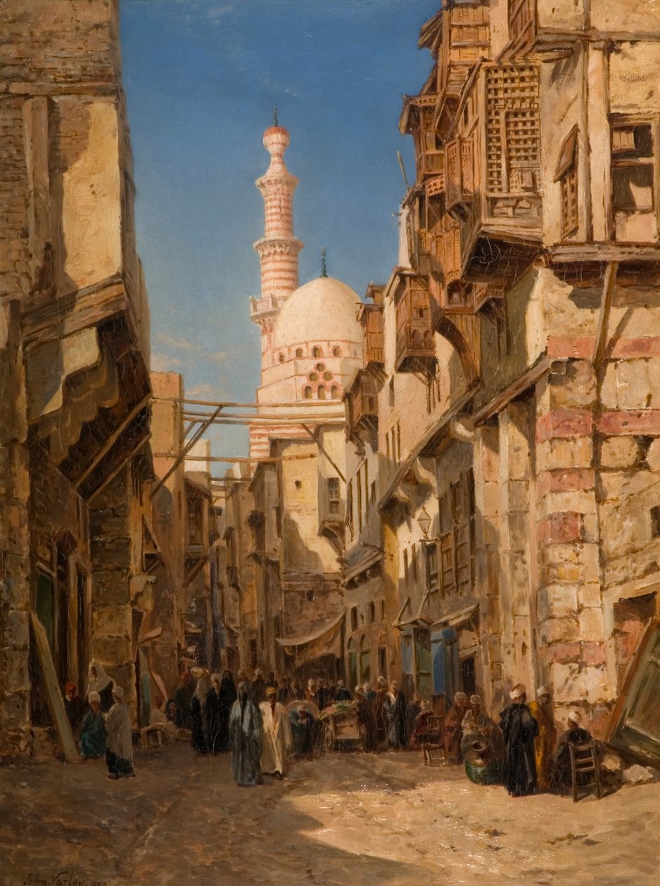 Jogo El Syer, Cairo, 1880 de John Jnr. Varley