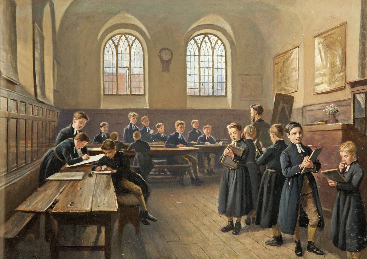 The Blue Coat School Gloucester, 1879-90 de John Kemp