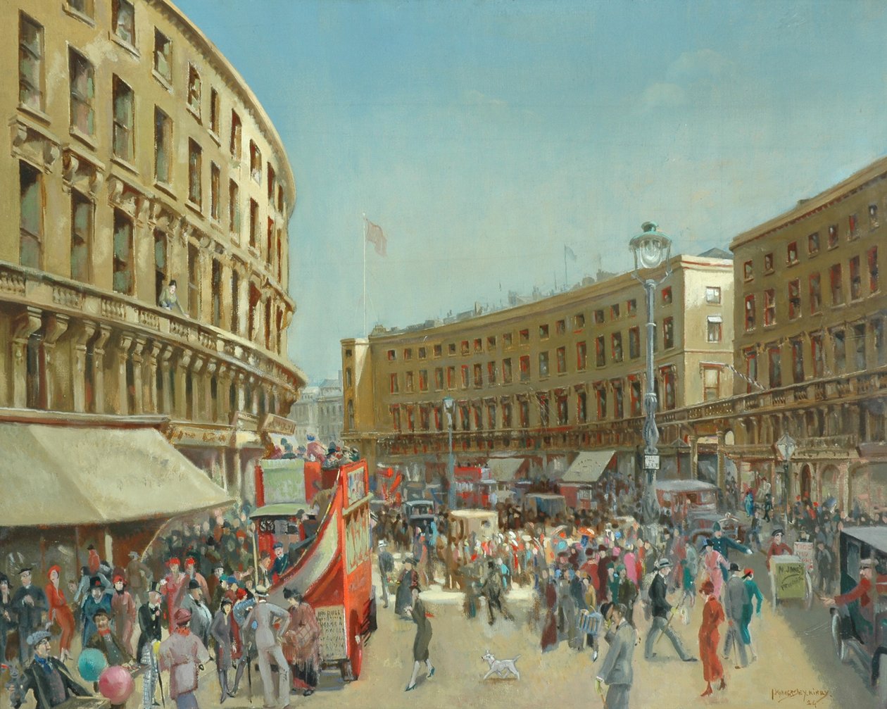 Old Regent Street, 1924 de John Kynnersley Kirby