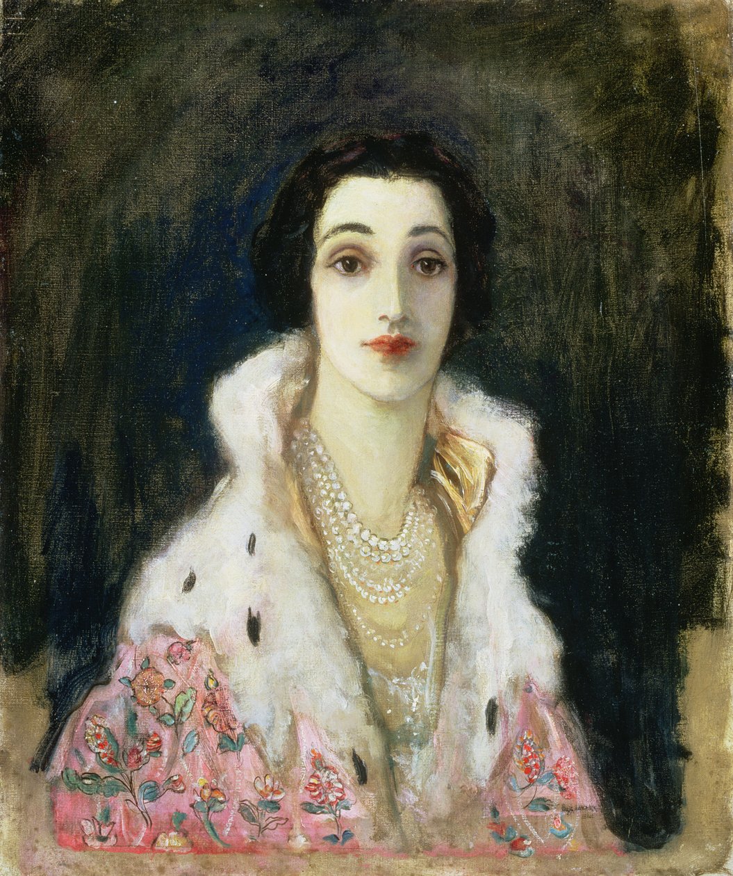 Retrato da Condessa de Rocksavage (Sybil Sassoon) 1922 de John Lavery