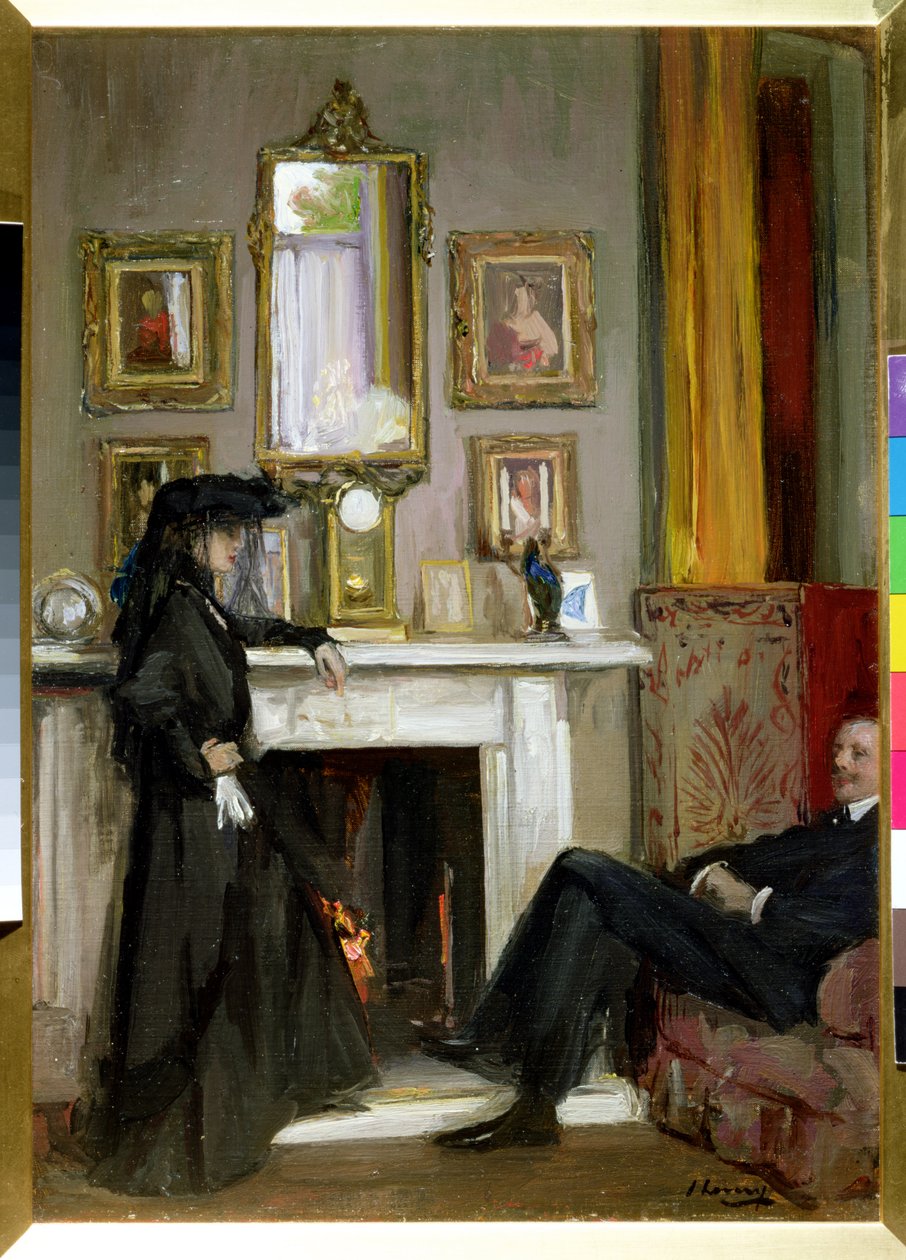 A sala de desenho cinza, Tânger de John Lavery