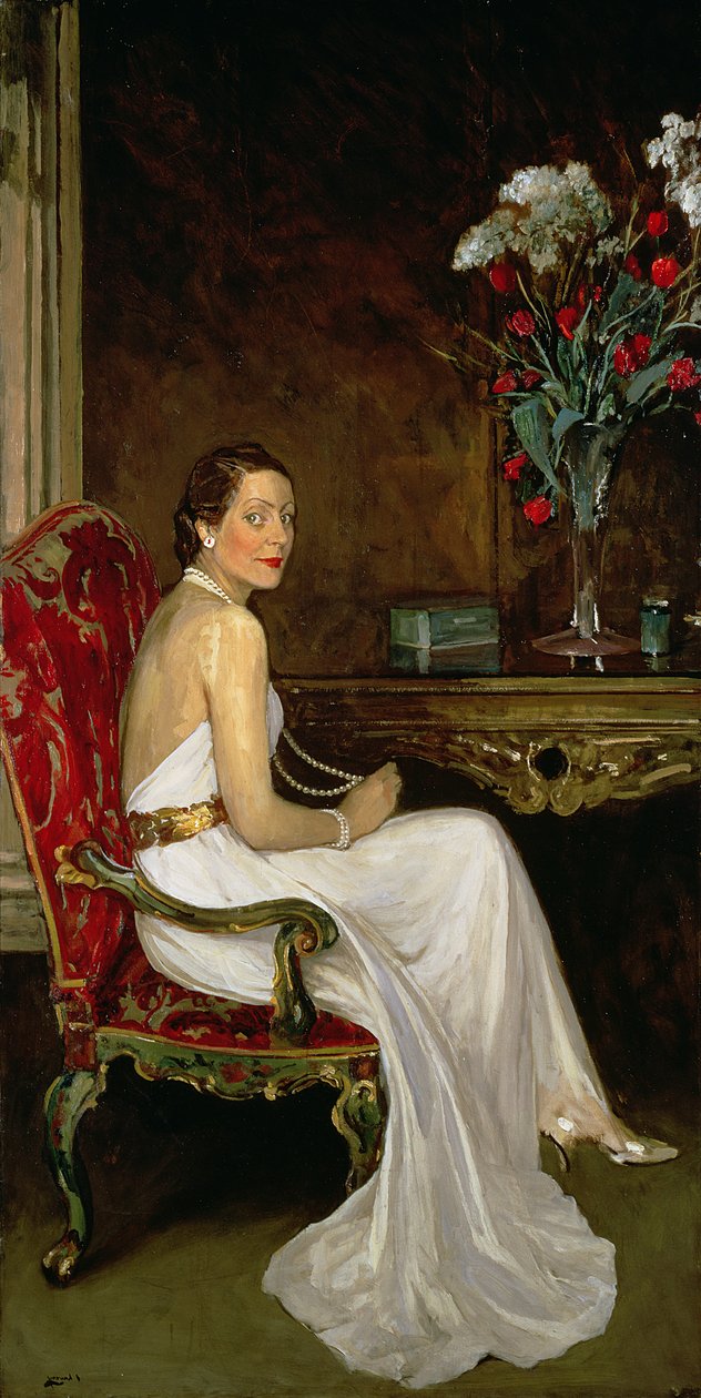 Viscondessa de Wimborne de John Lavery