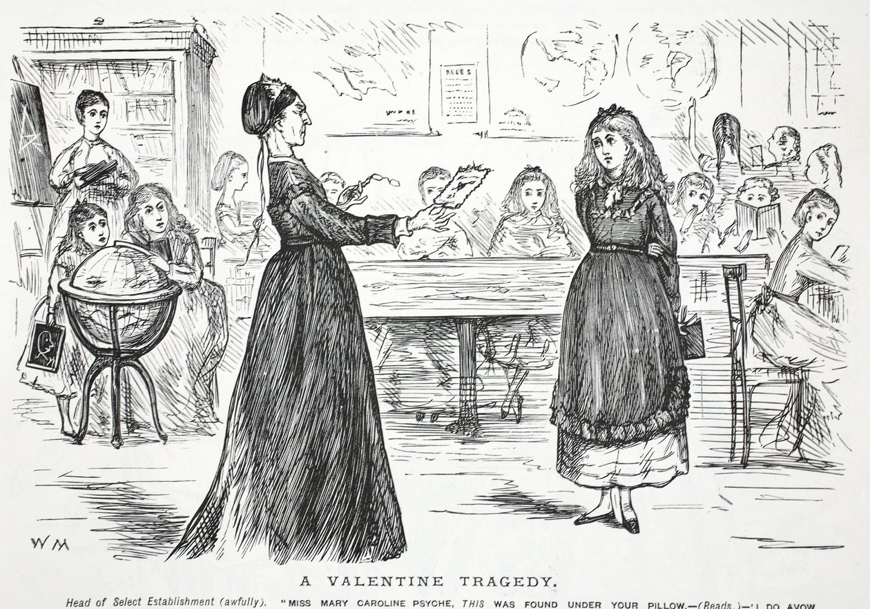 Uma tragédia dos namorados de John Leech
