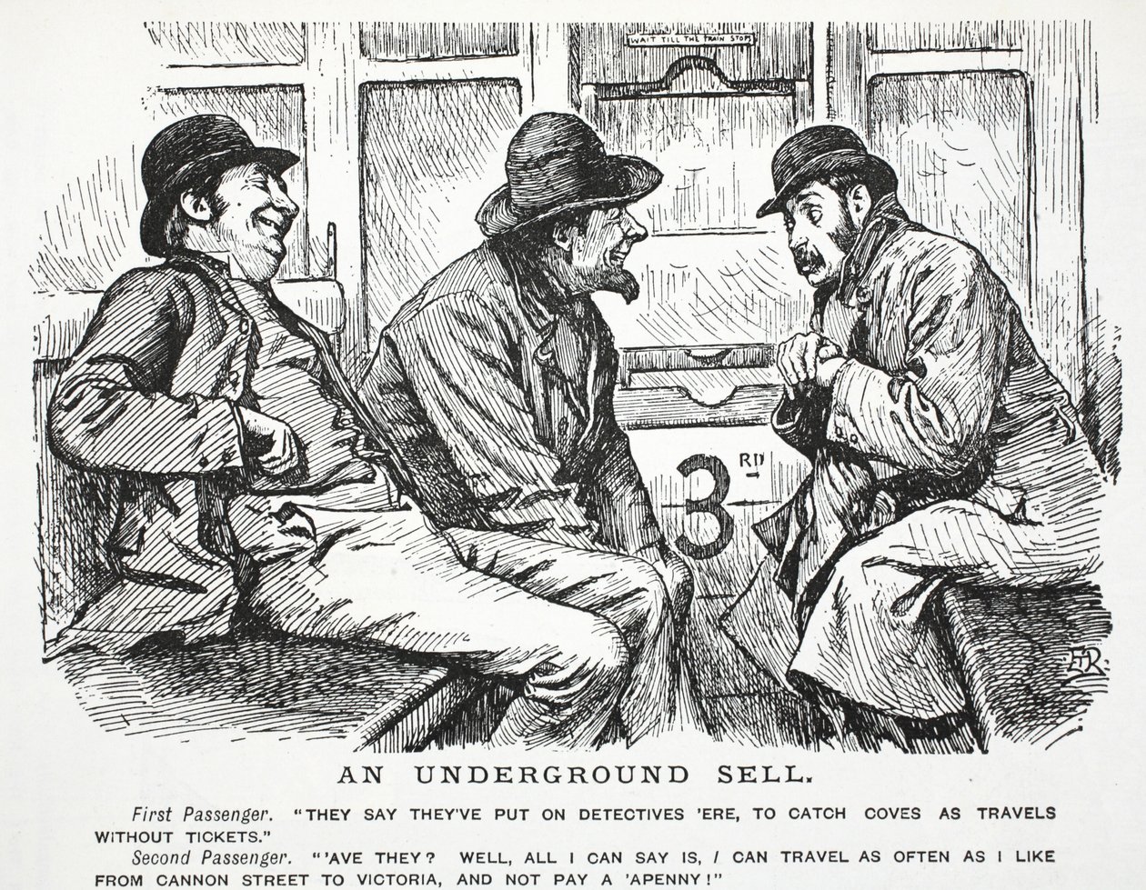 Uma venda clandestina de John Leech