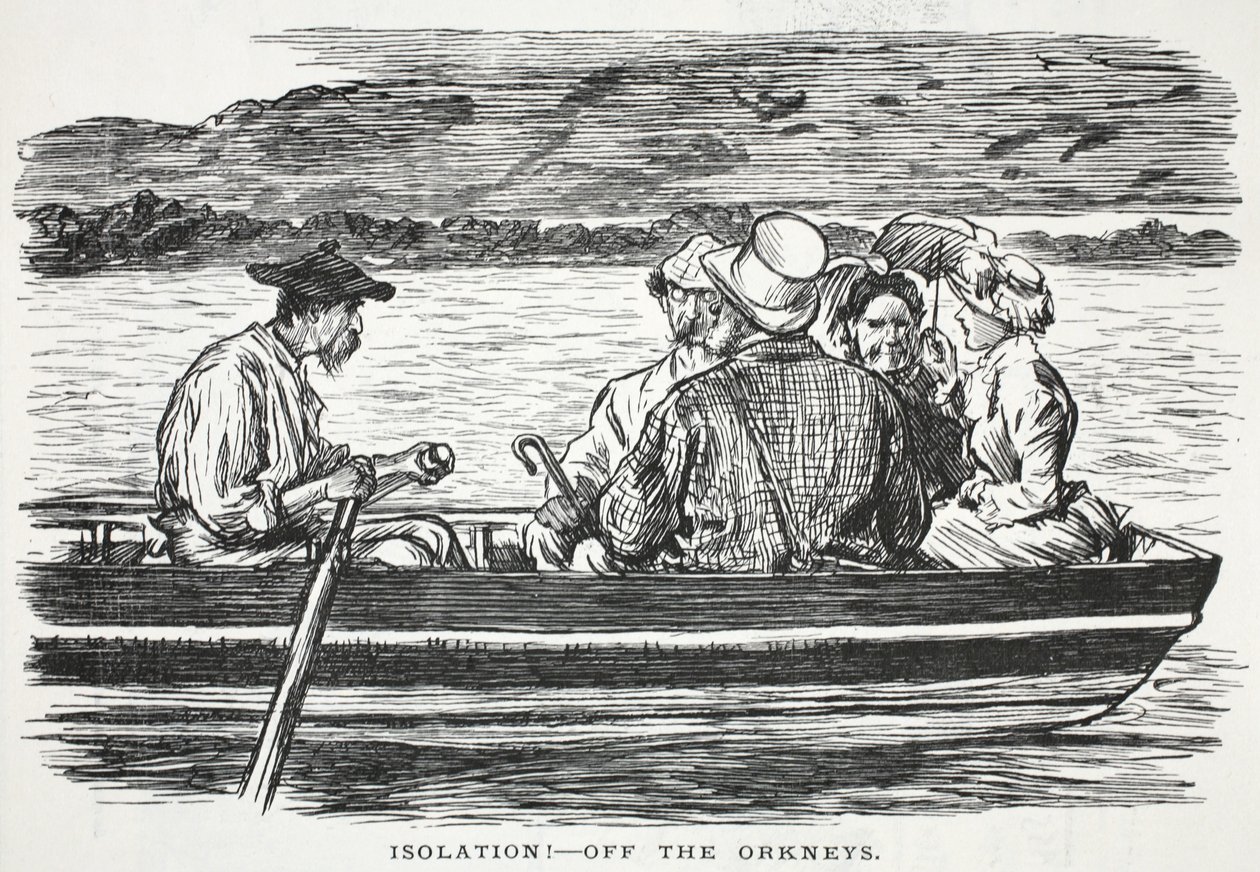 Isolamento! - fora das Orkneys de John Leech