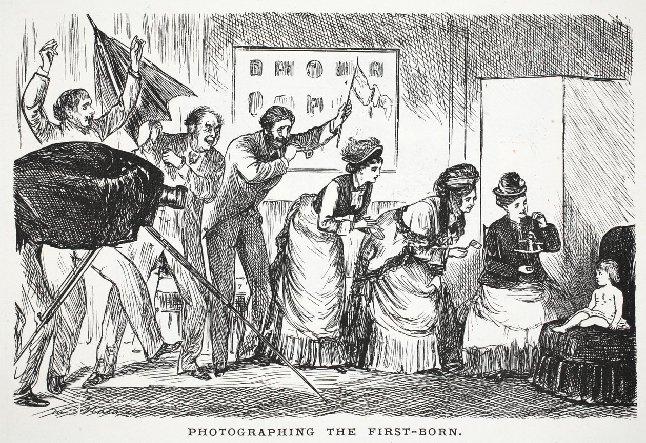 Fotografando os primogênitos de John Leech