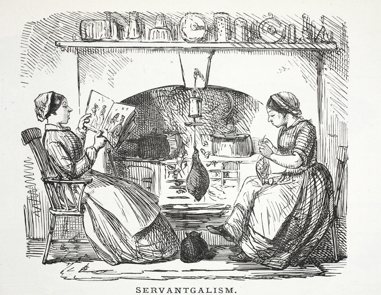 Servantgalismo, 1853 de John Leech