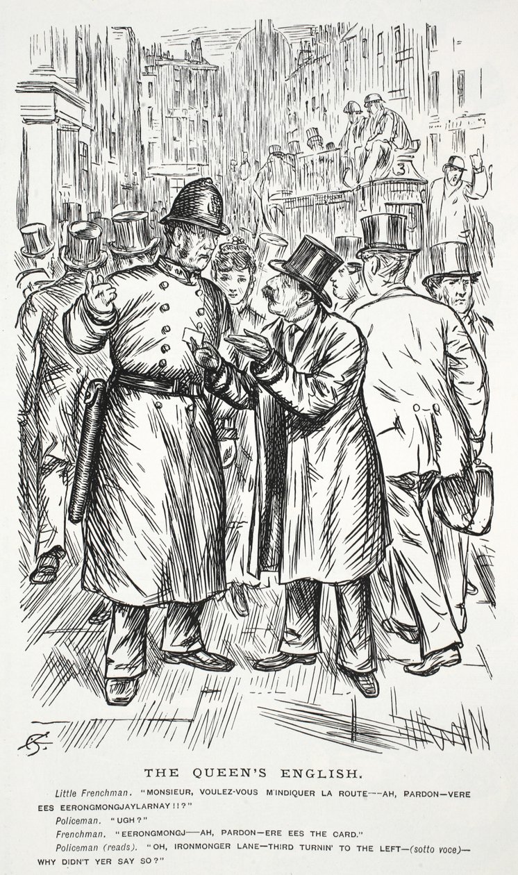 Inglês da rainha de John Leech