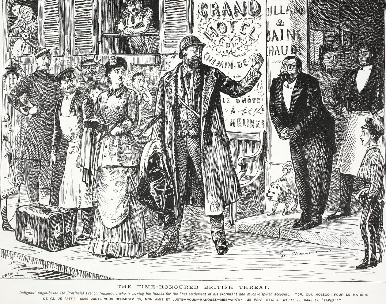 A Ameaça Britânica Honrada Pelo Tempo de John Leech