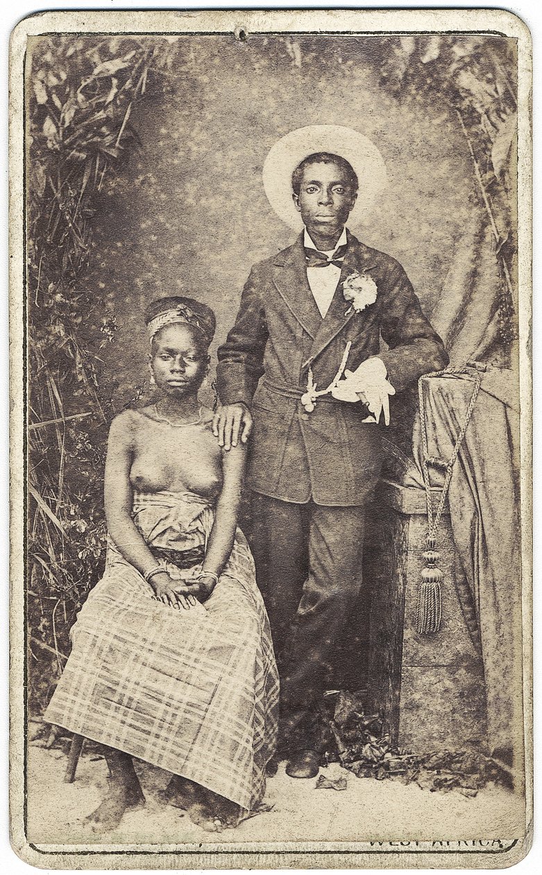 Casal, 1870s (impressão albumina) de John M. Blair