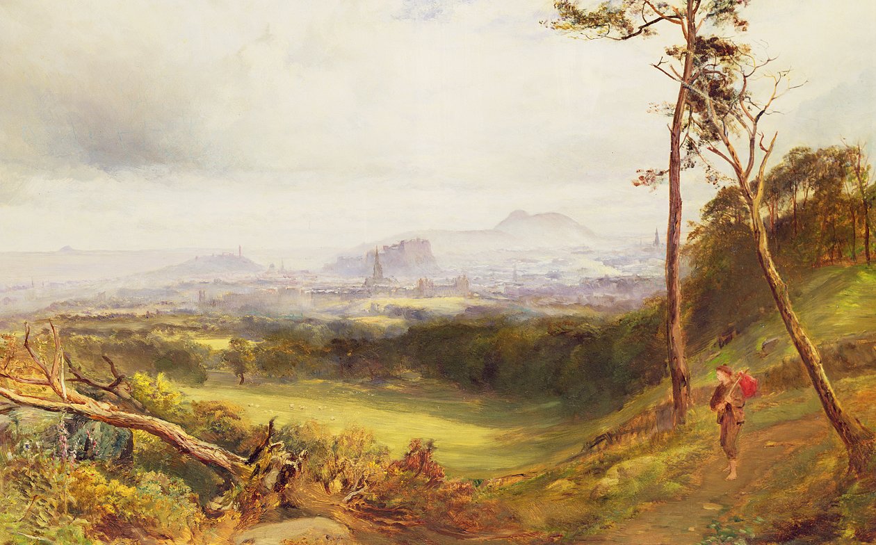Edimburgo a partir de Corstorphine de John MacWhirter