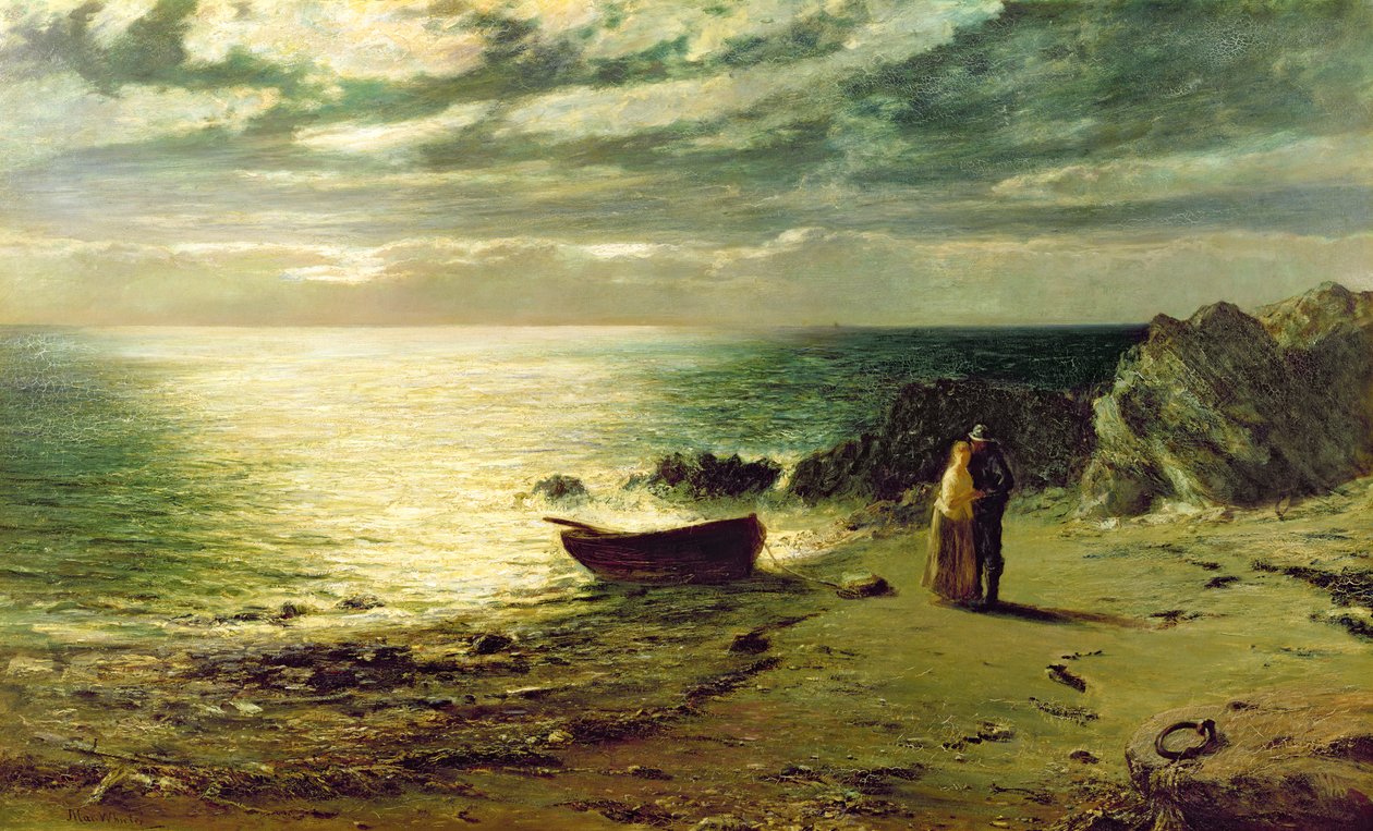 "Noite, noite mais gloriosa, tu não foste feito para o sono", 1874 de John MacWhirter
