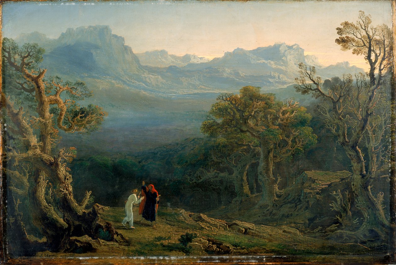 Edwin e Angelina, 1816 de John Martin