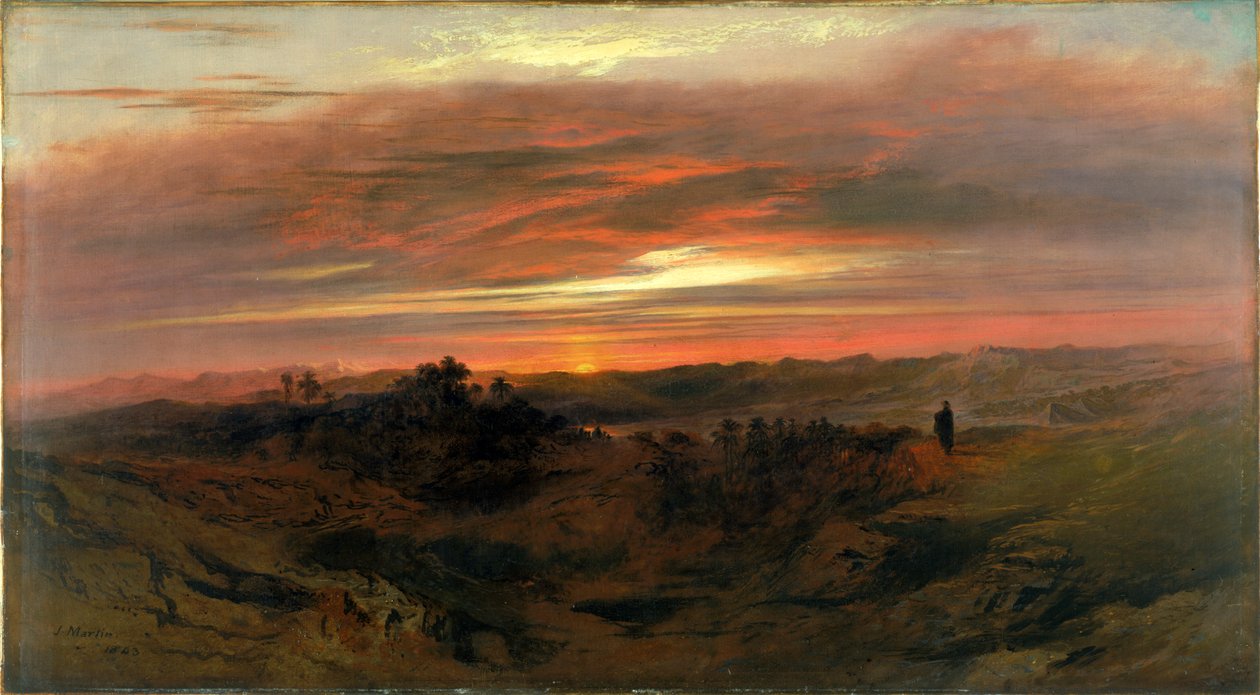 Solidão, 1843 de John Martin