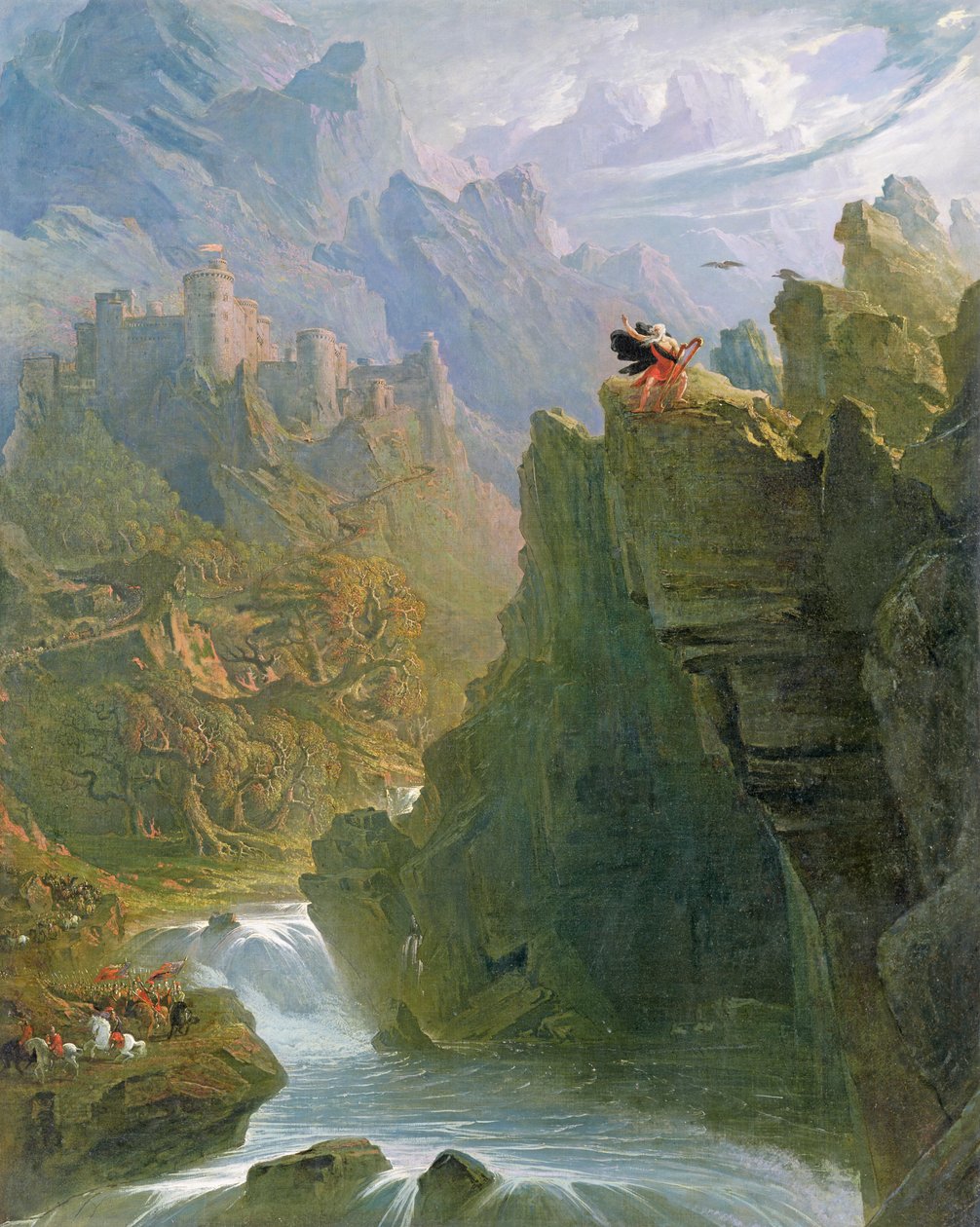 O bardo, c.1817 de John Martin