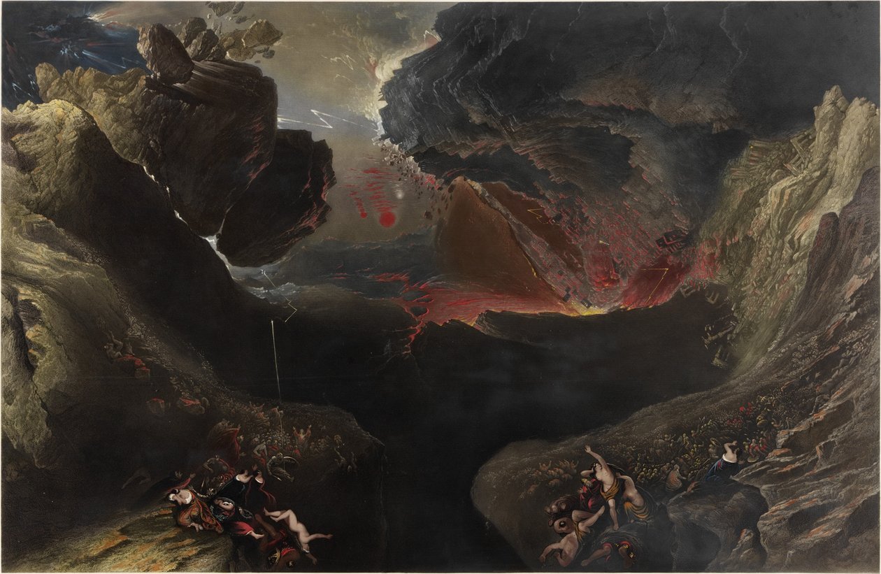 O Grande Dia da sua Ira, c.1851-53 de John Martin