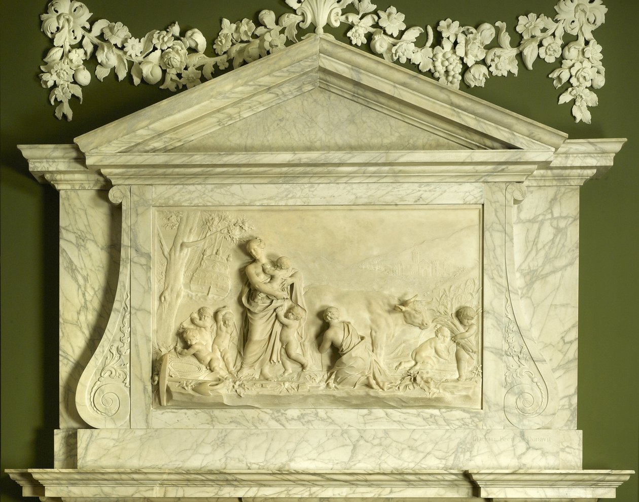Caridade, 1746 (mármore) de John Michael Rysbrack