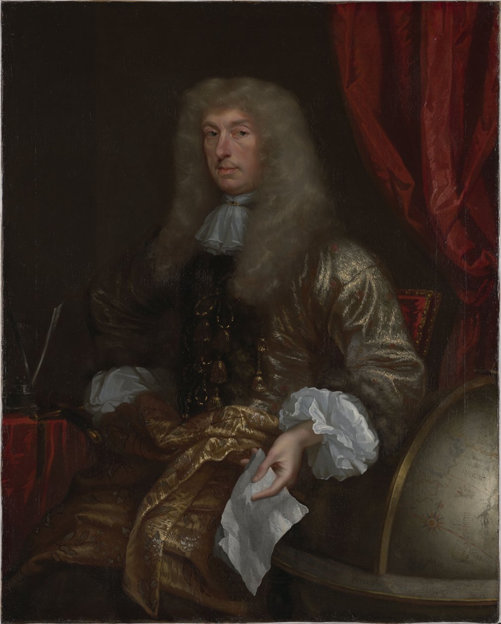 Retrato de Sir John Chardin, viajante francês e comerciante de John Michael Wright