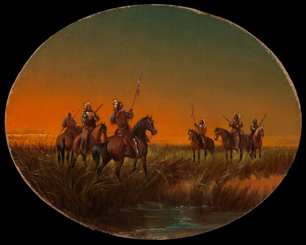 O desafio, c.1870 de John Mix Stanley
