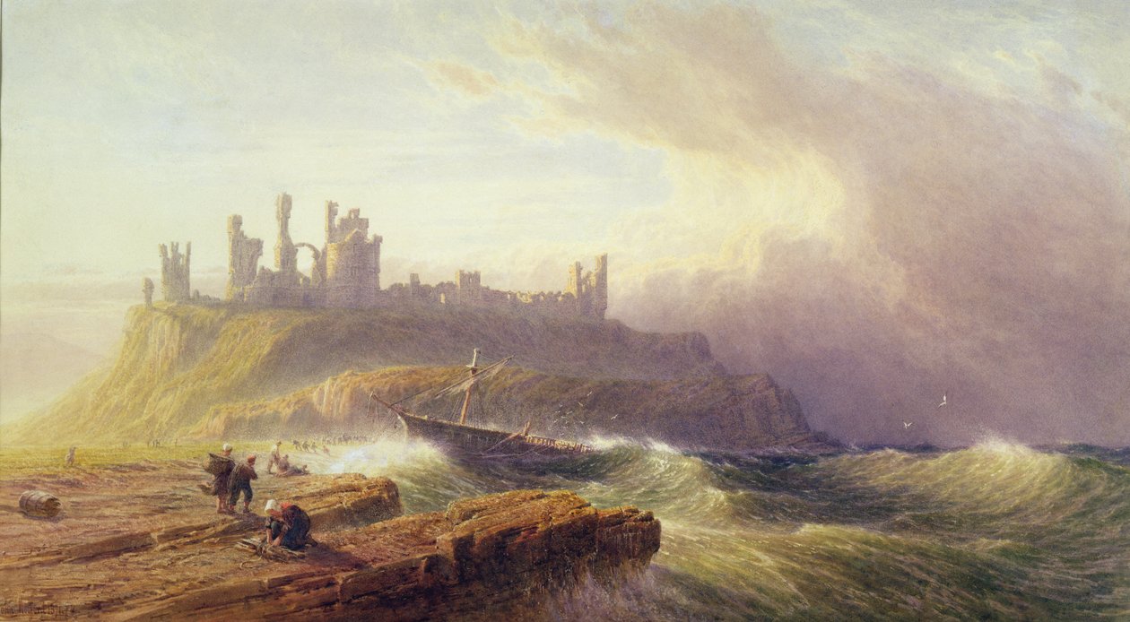 Dunstanburgh Castle, Northumberland de John Mogford