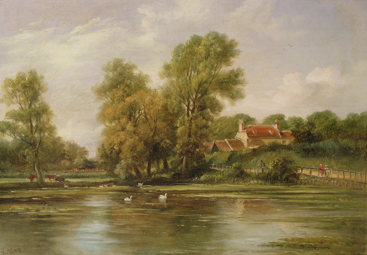 Abadia de São João Mill Pond, Colchester de John Moore