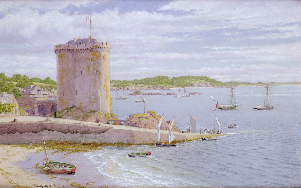A Torre Solidor, St. Malo, 1882 de John Mulcaster Carrick