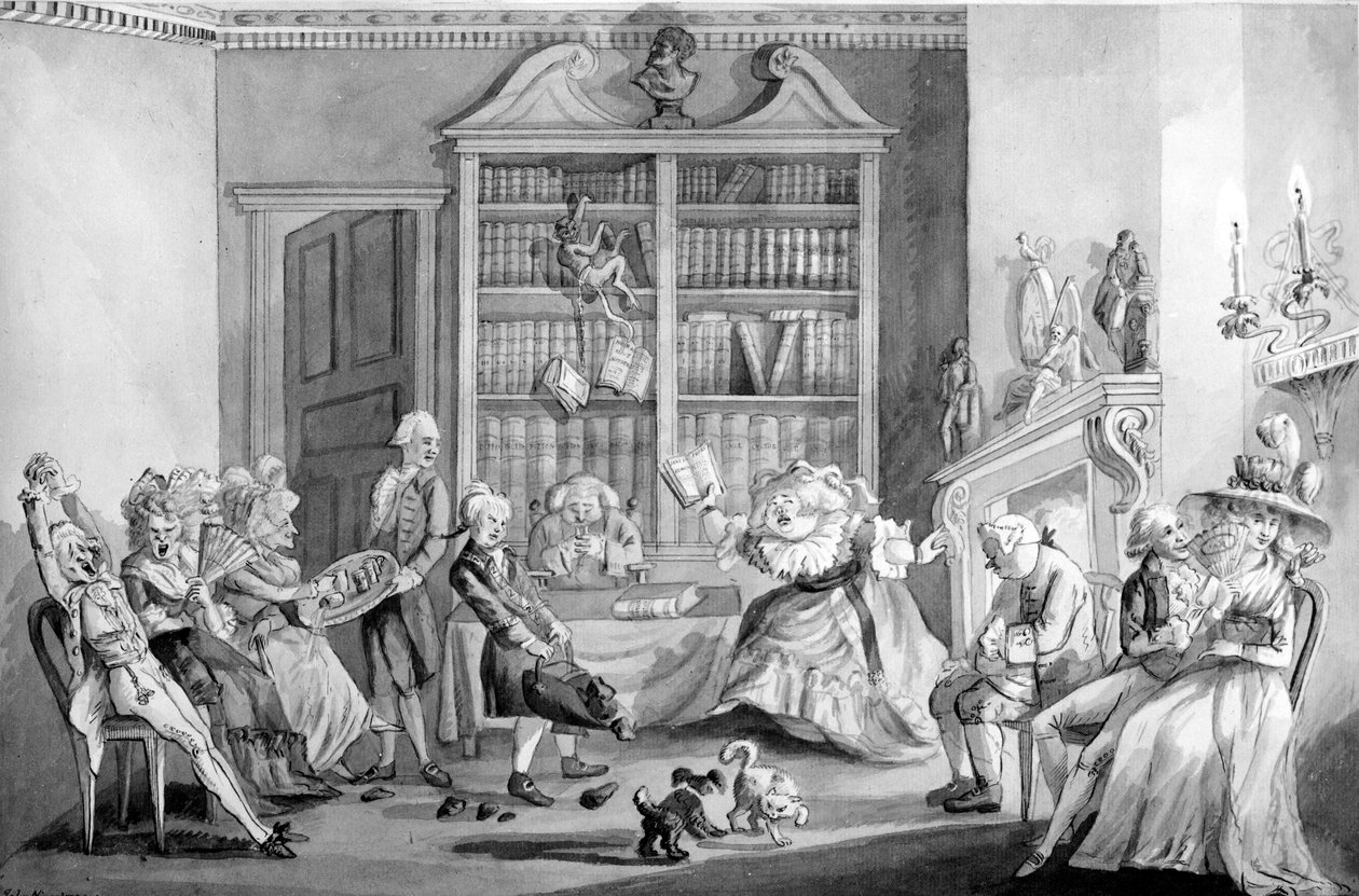 Um ensaio privado de Jane Shore, 1790 de John Nixon