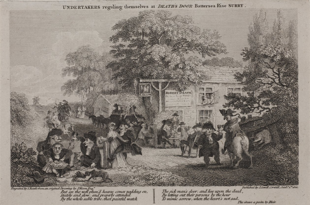 Empreendedores se regalando em Deaths Door, 1801 de John Nixon